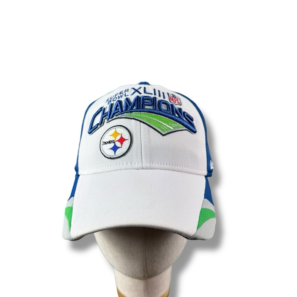 LNWOT Reebok Pittsburgh Steelers NFL Super Bowl XLIII Champions Locker Room Hat